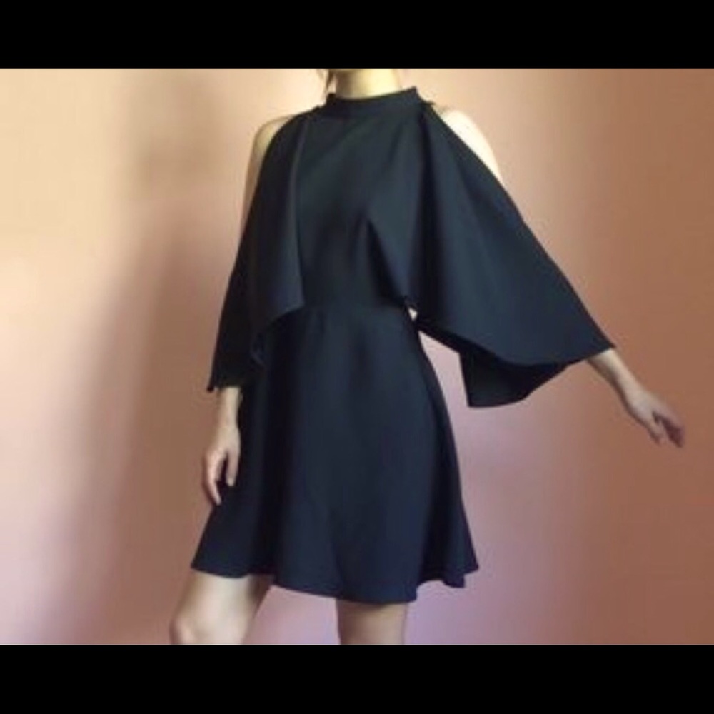 Cold shoulder dress